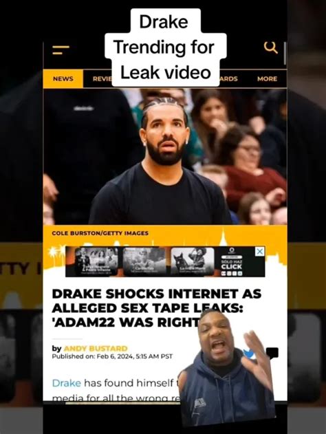 drake dick leak image|Drake Shocks Internet As Alleged Sex Tape Leaks 